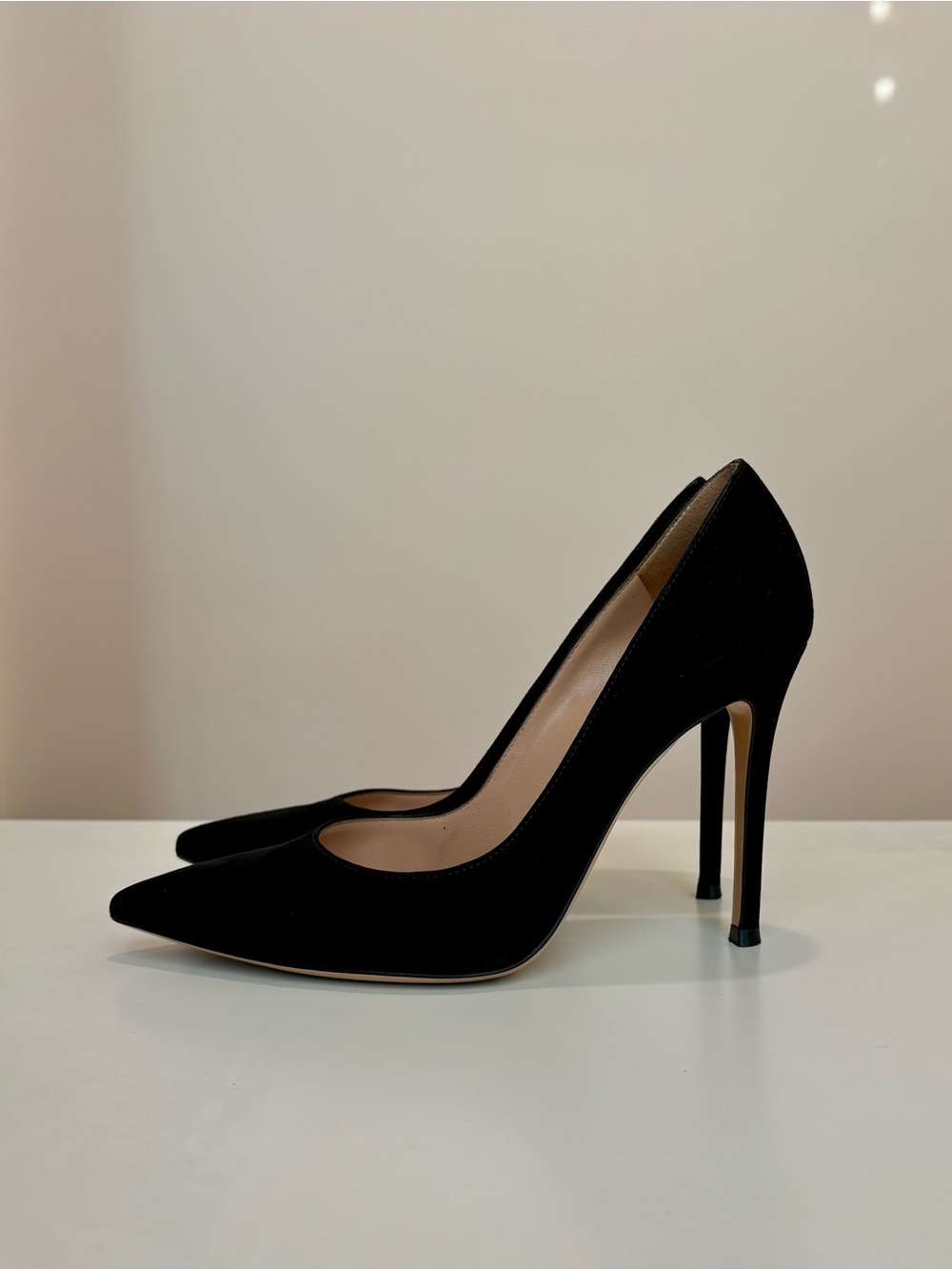 Gianvito Rossi Suede Stiletto Pumps